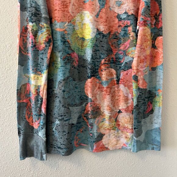 Whimsy Rose Women's Thermal Top Size XL Floral Colorful Boho Hippie Artsy - Picture 6 of 14